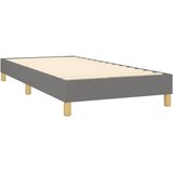 Krevet s oprugama i madracem tamnosivi 90 x 190 cm od tkanine | shoptok.hr