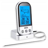 Pro LCD kuhinjski termometer s sondo 100cm do 250°C za meso Cene