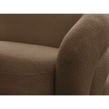 Bobochic Paris Rjava sedežna garnitura iz tkanine bouclé 193 cm Elina – | Shoptok.si