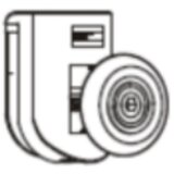 Sanotechnik enojni kolešček (4 kos) Q502 | Shoptok.si