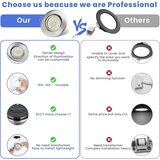 CLOKSH set 6 vgradnih vrtljivih LED reflektorjev - 85mm | Shoptok.si