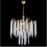  Luster na lancu 6xE14/60W/230V, prečnik 53 cm, zlatne boje | Eponuda.com