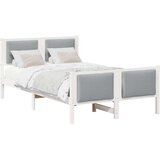  Okvir za krevet Svijetlo siva 120 x 200 cm tkanina | shoptok.hr