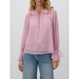 Reserved Bluza s ukrasnim ovratnikom - ružičasta | shoptok.hr