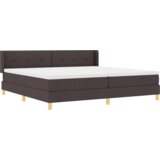  Krevet s opruga kutije Tamno smeđa 200 x 200 cm boja drva | shoptok.hr