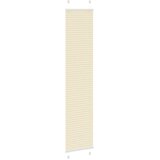  Plisirana zavjesa krem boje 45x200 cm Širina tkanine 44,4 cm Poliester | shoptok.hr