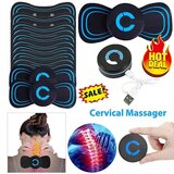 Venisymlis Mini Električni Ems Massager Za Vrat In Hrbet Cervikalni Masažni Obliži Za Lajšanje Bolečin, (22060117) Cene