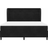  Krevet s opruga kutije s madracem Crna 200 x 180 cm Baršun | shoptok.hr
