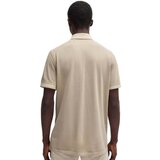 Boss Prime Cotton Pique Polo Shirt Light Beige Bež | shoptok.hr