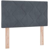 vidaXL vzglavje z diamanti blokovim dizajnom temno sivo 80 cm iz žameta, (22008440) Cene