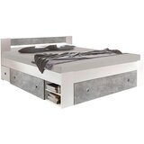 MID.YOU posteljna garnitura bela, beton | Shoptok.si