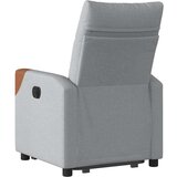 vidaXL Električni naslonjač na podizanje svjetlosivi od tkanine | shoptok.hr