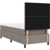  s opruga kutije Sivo-smeđa 100 x 200 cm tkanina | shoptok.hr