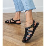 D/CEO Black closed gladiator sandals Neferta | Shoptok.si