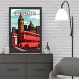 Wallity uramljena slika London 8, 55x75 cm | ePonuda.com