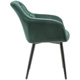 Livetastic Naslanjač Samt, Zelena | Shoptok.si