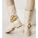 D/CEO Beige insulated boots with chain Harrison | shoptok.hr