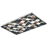 CINQUE črna led stropna svetilka z glasovnim upravljanjem s pomočjo mobilne aplikacije s kovinskim senčilom 70x115 cm cifavo – | Shoptok.si