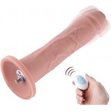 HiSmith HSA67 slight curved silicone vibrating dildo kliclok 10.2" skin Cene