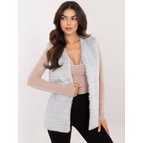 Och Bella Vest-TW-KZ-2114.09P-light gray | shoptok.hr