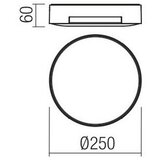  Redo 90005 - LED plafonsko svetlo SKOR LED/16W/230V IP54 | Eponuda.com