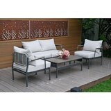 SUNFUN Set lounge namještaja Aurora (4 -dij., Svjetlo siva) | shoptok.hr