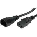 Povezovalni kabel za aparate VALUE\, IEC 320 C14 - C13\, črn\, 1\,8 m 19.99.1515 tok priklučni konektor črna 1.80 m, (20414944)