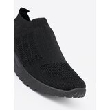 Shelvt Black sneakers slip-on with mesh upper | ePonuda.com