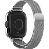 INF ohišje s kovinskim okvirjem in integriranim paščkom za redmi watch 4 silver, (21236306) | Shoptok.si