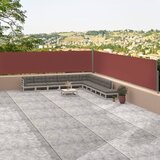 vidaXL Zložljiva stranska tenda rjava 117x1200 cm | Shoptok.si