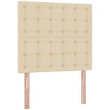  s madracem i skladištem Krema 90 x 190 cm tkanina | shoptok.hr