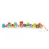 Cubika drvena igračka nizanje perli - ribice (13 elemenata) CU13647 | ePonuda.com
