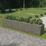 Visoka greda gabion pocinkano jeklo 540x90x100 cm