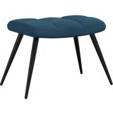  Stolica za opuštanje s osloncem za noge plava baršunasta | shoptok.hr