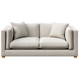 Ame Yens Kremno bela sedežna garnitura 195 cm Pomo – Cene