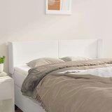  Vzglavje z ušesi belo 147x16x78/88 cm umetno usnje, (20952699) | Shoptok.si