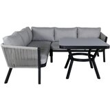 Venture Home Virya kutna vrtna lounge garnitura, siva, šifra 1463-408 | shoptok.hr