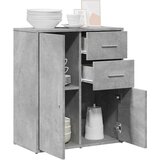 Komoda beton siva 60 x 31 x 70 cm od konstruiranog drva | shoptok.hr