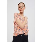 Moodo Viscose shirt with an open back | Shoptok.si