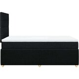 vidaXL Box spring postelja z vzmetnico črna 120x190 cm blago | Shoptok.si