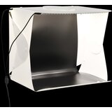 vidaXL Sklopiva studijska LED rasvjetna kutija 40 x 34 x 37 cm bijela | shoptok.hr