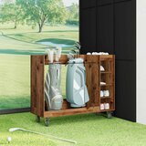 Golf ormar s kotačem Jednobojno Staro drvo 120 x 45 x 98 cm | shoptok.hr