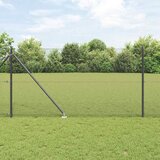  Zavareno žičano ograđivanje s bodljama 50 x 1 m Siva Mreža | shoptok.hr