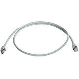 Telegärtner L00000D0035 RJ45 omrežni kabel\, Patch kabel CAT 5e S/FTP 0.50 m siva ognjevaren\, z zaščitnim zapornim zatičem 0.5 m, (20418622) | Shoptok.si