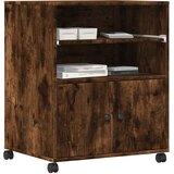  Stalak za pisač s kotačima boja hrasta 60 x 48 x 74 cm | shoptok.hr