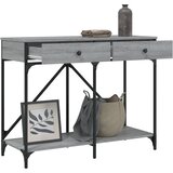  Konzolni stol siva boja hrasta 100x39x78,5 cm konstruirano drvo | shoptok.hr