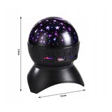  Led rgb baterija. projektor zvučnik usb sd bluetooth mijenjanje projekcija crn | shoptok.hr