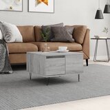 vidaXL Klubska mizica siva sonoma 55x55x36,5 cm inženirski les Cene