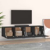  Stenska omarica 2 kosa črn 60x36,5x35 cm inžen. les, (20716623) | Shoptok.si