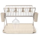Brabantia Bež metalni dvoetažan ocjeđivač za posuđe 42x51 cm – | shoptok.hr